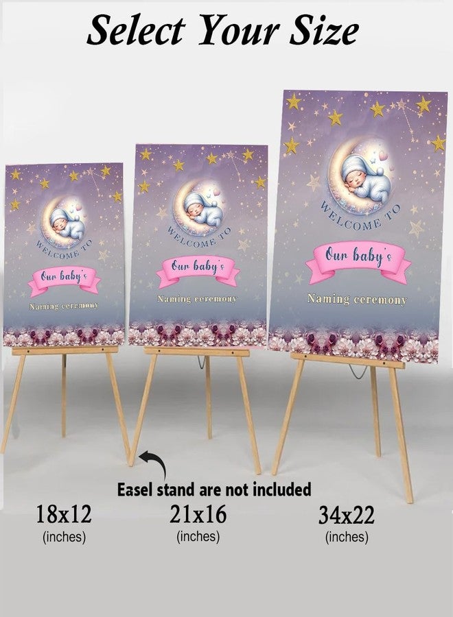 ثيم ماي بارتي تصميم حفل تسمية المولود | لافتات ترحيبية | لافتات ترحيبية مخصصة لحفل التسمية | ترحيب شخصي - Image 4